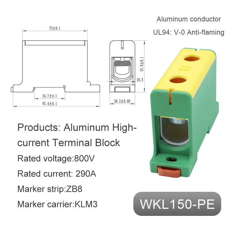 Xitoy er osti alyuminiy terminal blokini