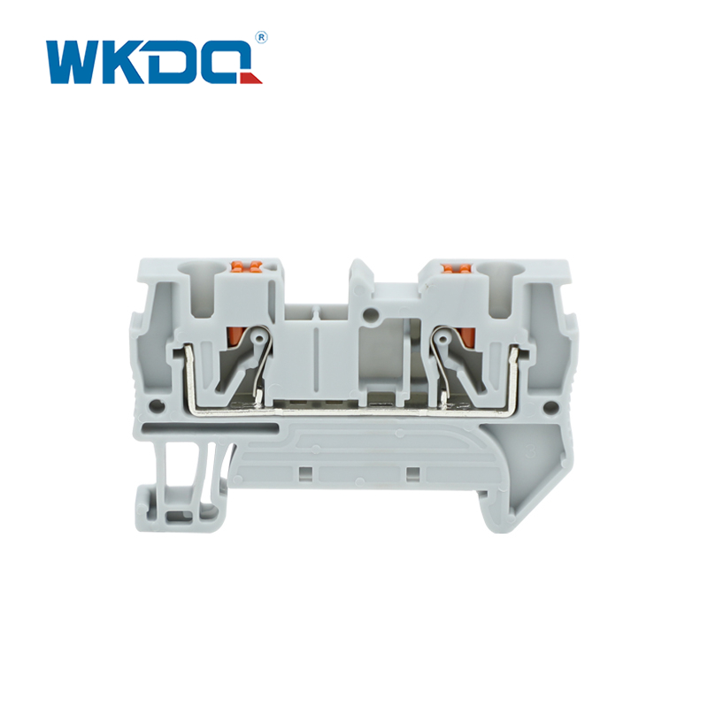 DIN Rail 4sqmm Terminal blokidagi bahorni surish