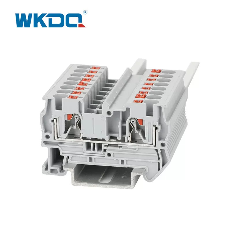 DIN Rail 4sqmm Terminal blokidagi bahorni surish