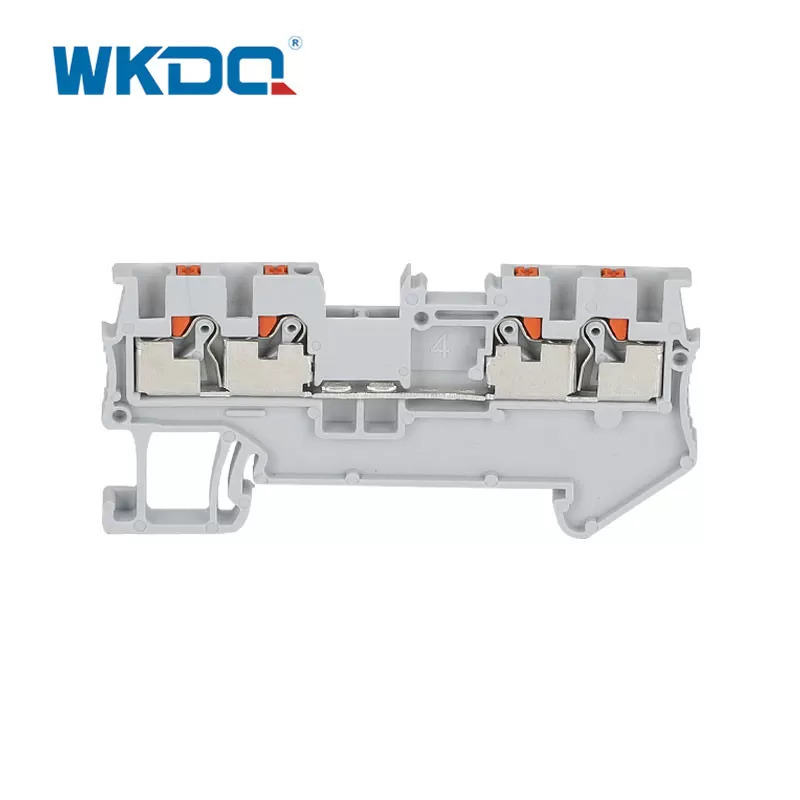 Din Rail Push In Connection Vintli Terminal Simli ulagichlari Idoralar / RoHS sertifikati