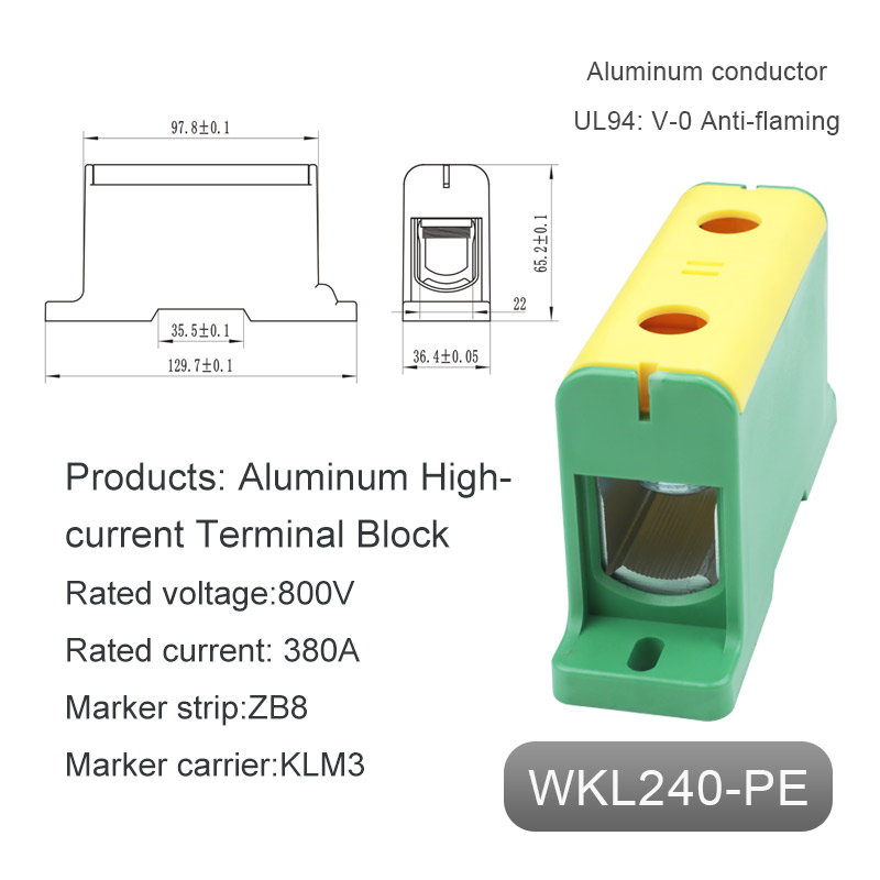 Alyuminiy yuqori tezlikdagi terminal bloki